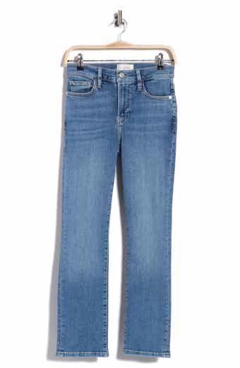 The Lax Frayed High Waist Flare Jeans