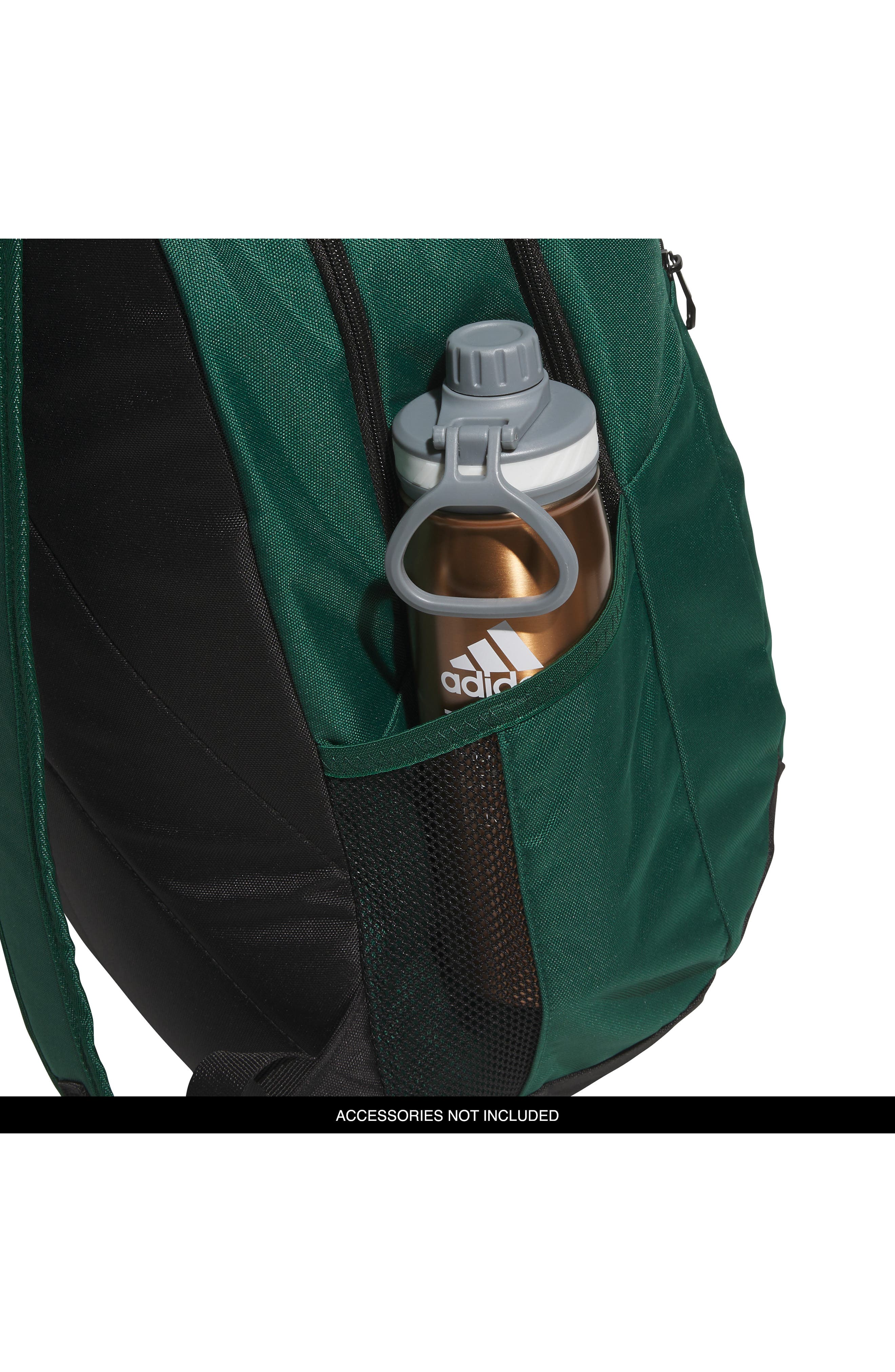 adidas Kids' Striker 3 Backpack, Alternate, color, Team Dark Green