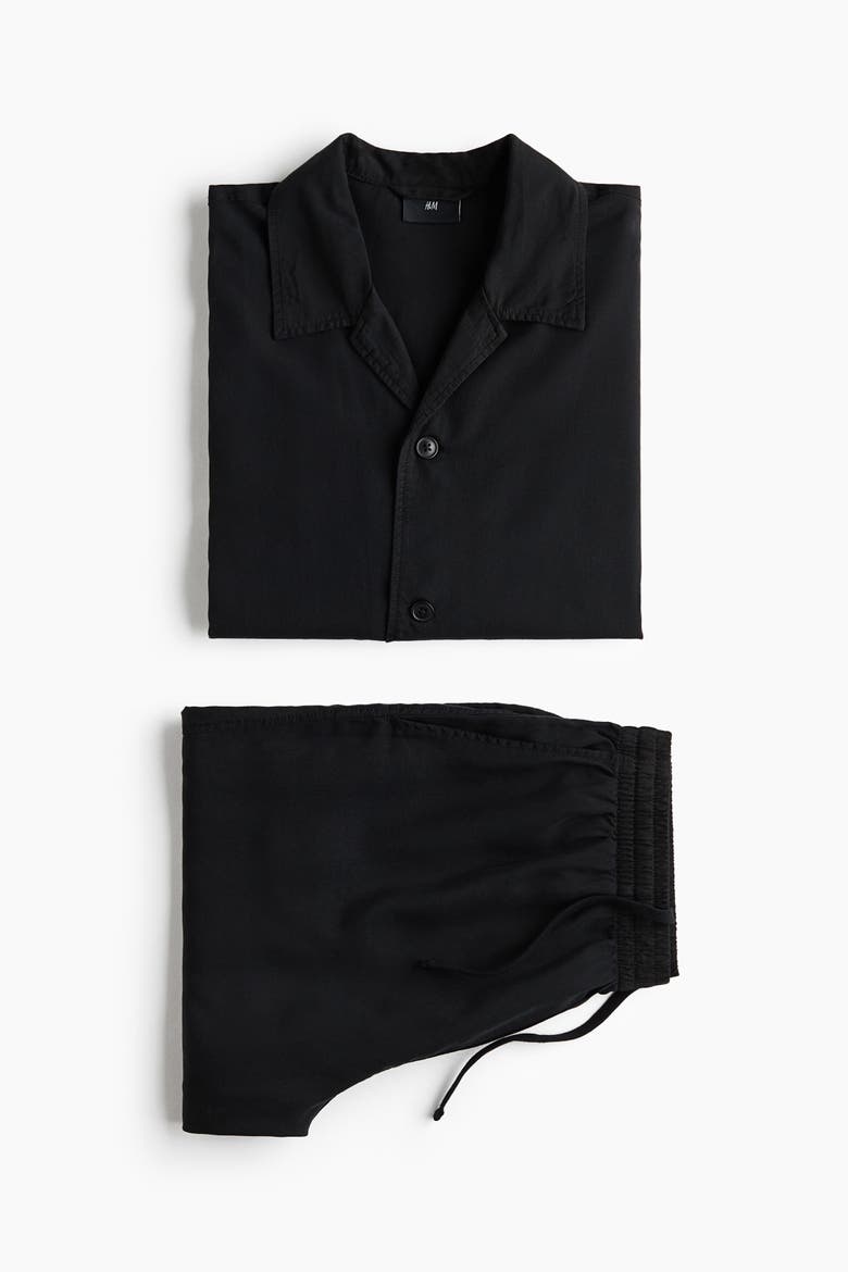 2-piece Lyocell Set, Main, color, Black