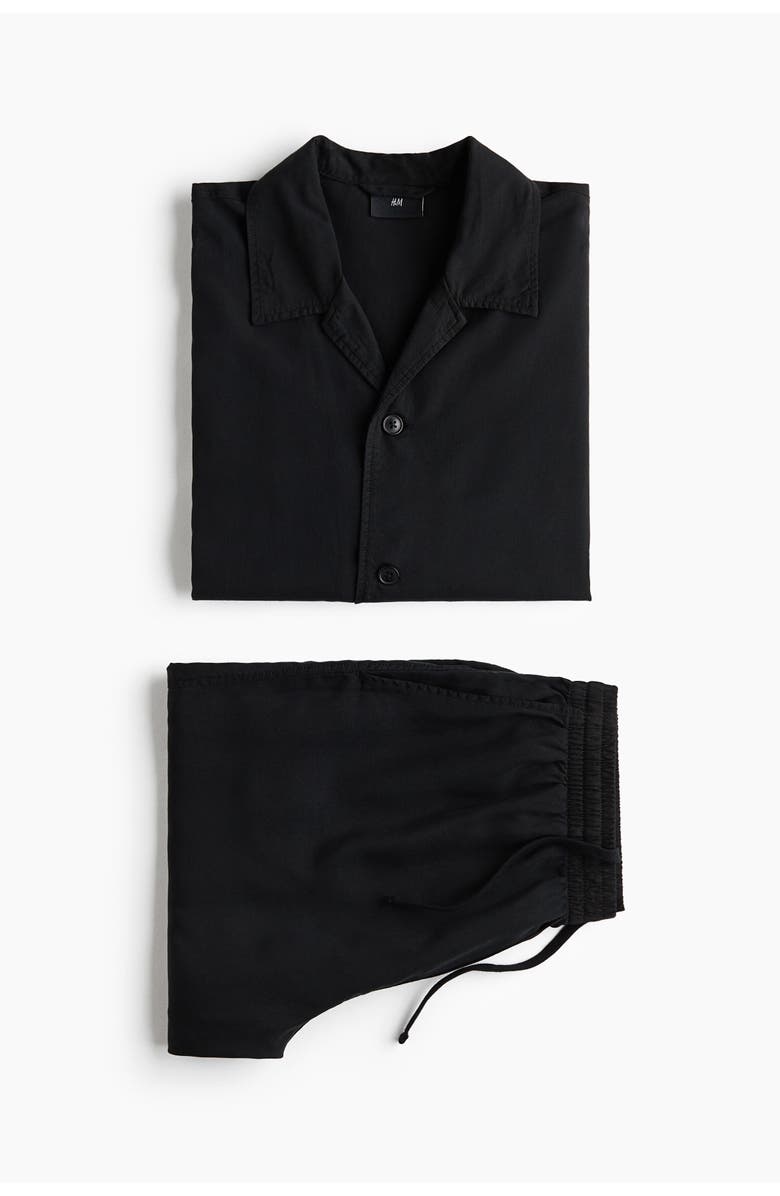 H&M 2-piece Lyocell Set, Main, color, Black
