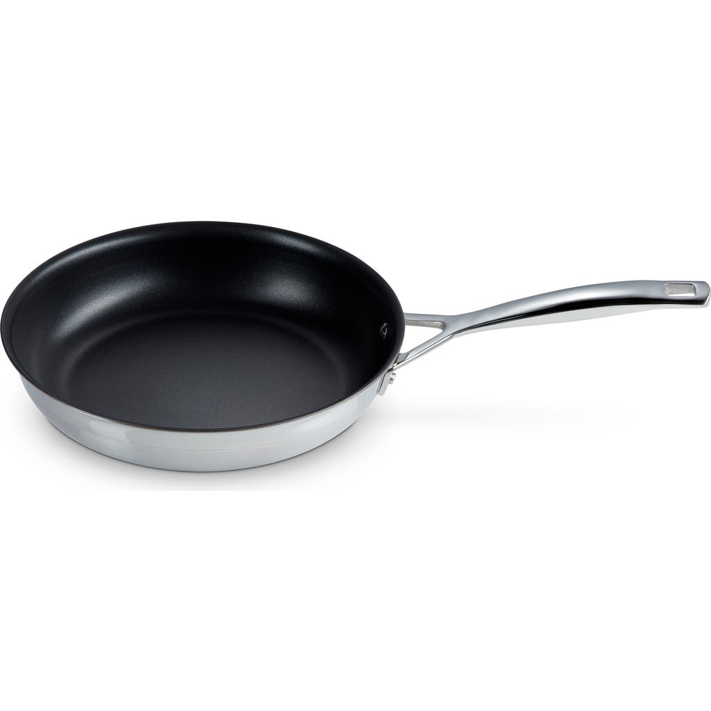 Le Creuset Classic Stainless Steel Set Of 2 Nonstick Fry Pans In Stainless Steel