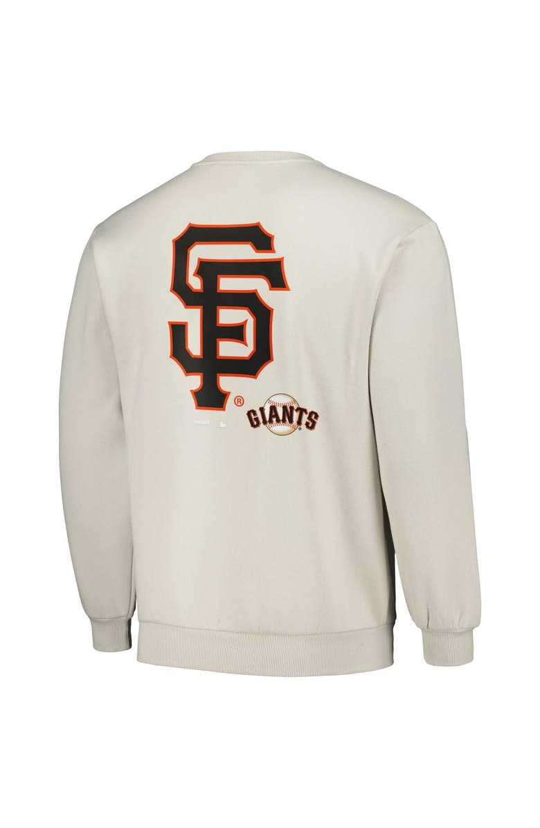 PLEASURES Men's PLEASURES Gray San Francisco Giants Ballpark Pullover Sweatshirt, Alternate, color, Gray