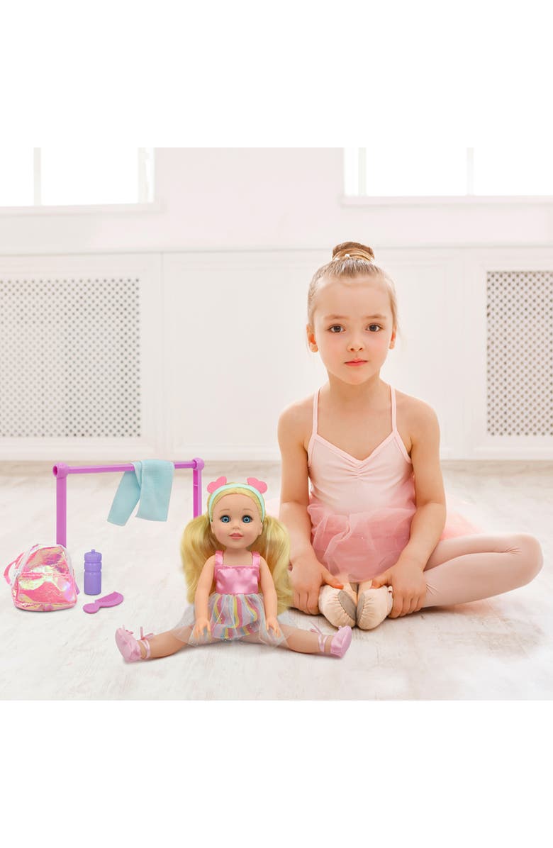 Style Dreamers Ballet Set Pink 14" Hard Body Doll 5pcs, Alternate, color, Multicolored