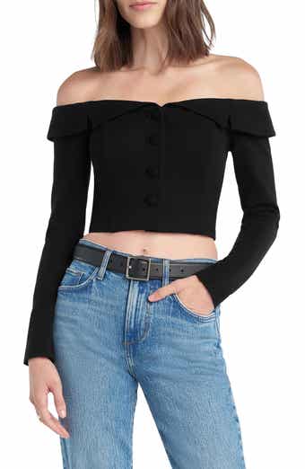 The Revenge Off the Shoulder Crop Top