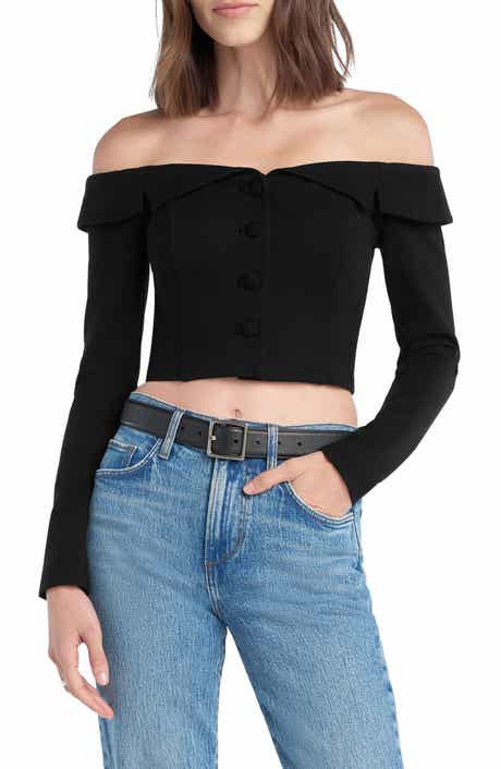 The Revenge Off the Shoulder Crop Top