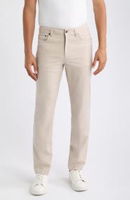 Bugatchi AeroTech Solid Five-Pocket Pants