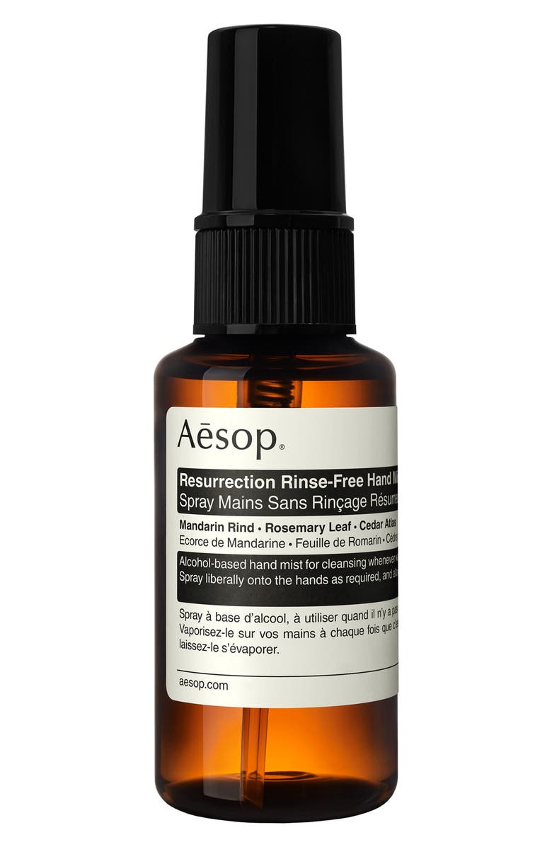 Aesop Resurrection Rinse-Free Hand Mist, Main, color, 