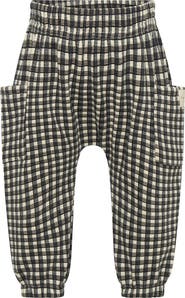 TINY TRIBE Kids' Checked Patch Pocket Pants