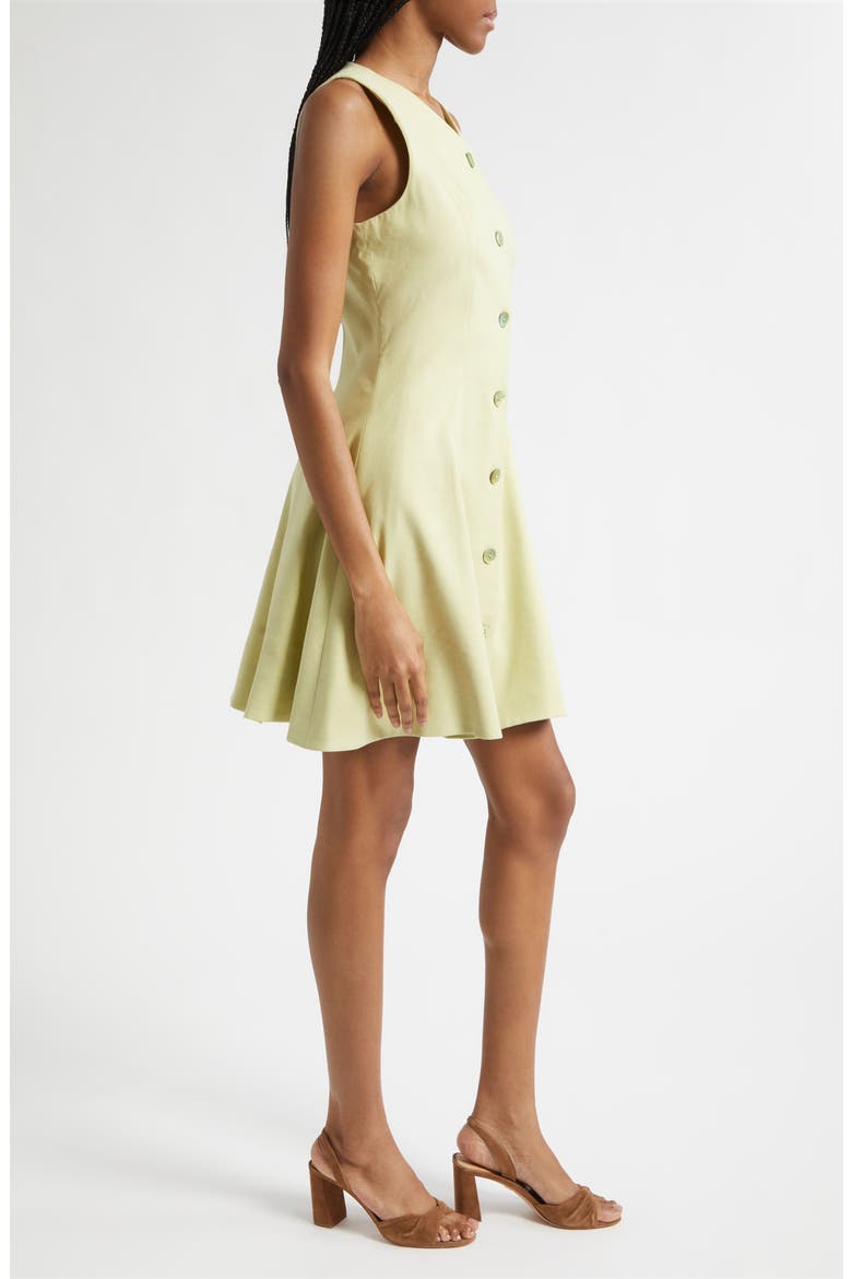Steiner Linen Blend Fit & Flare Dress, Alternate, color, PISTACHIO