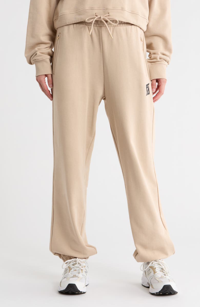 Faith Connexion Logo Sweatpants, Main, color, Doeskin