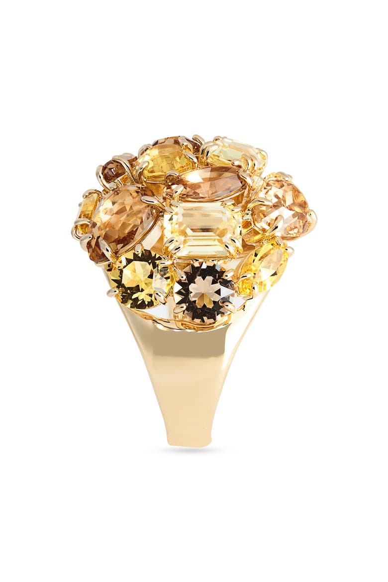 Gema Cocktail Ring, Alternate, color, GOLD/ YELLOW