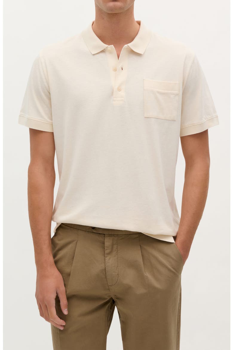 Icon Rustic Polo, Main, color, Cream