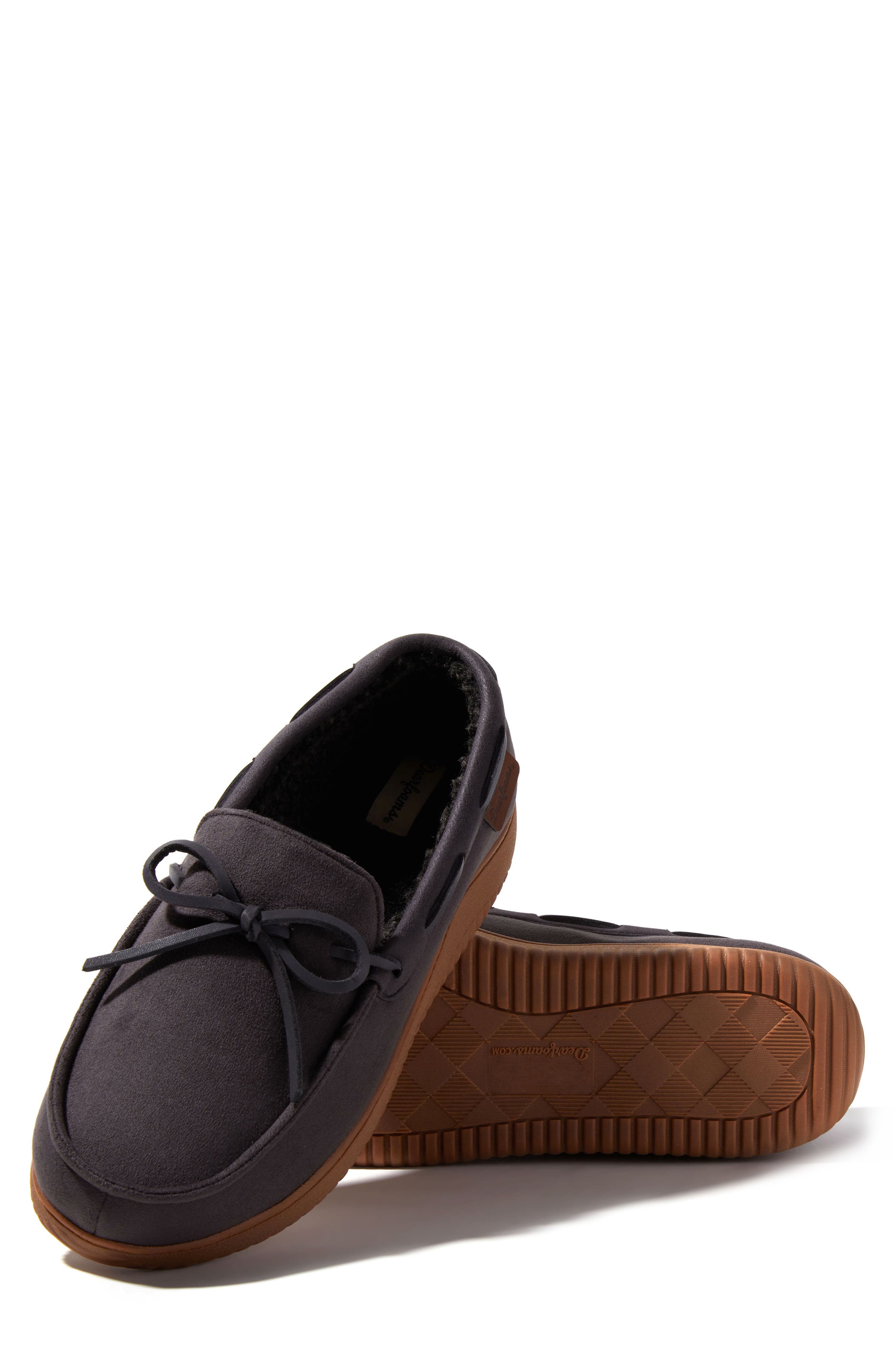 Pierce Faux Shearling Moccasin Slipper, Alternate, color, PAVEMENT