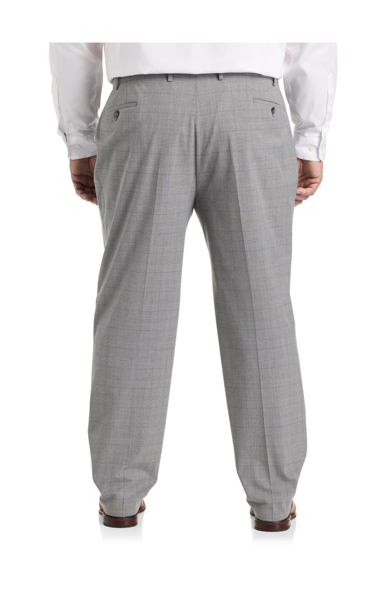 Michael Kors Plaid Suit Pants, Alternate, color, Grey