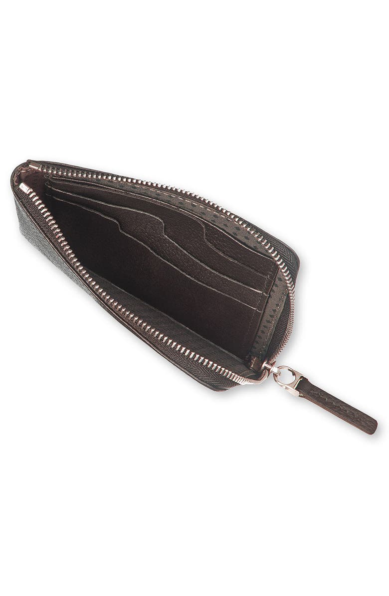 Moleskine Lineage Leather Zip Wallet, Alternate, color, 
