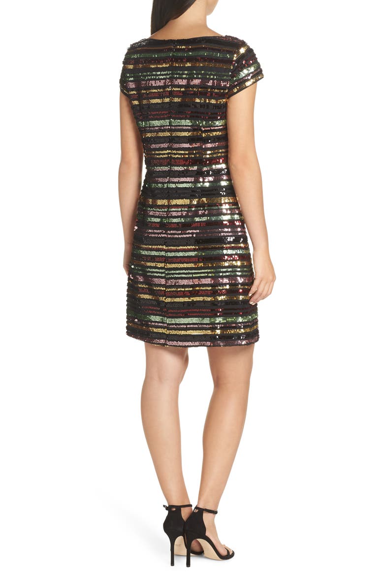 Sequin Stripe Dress, Alternate, color, SEQUIN PRINT