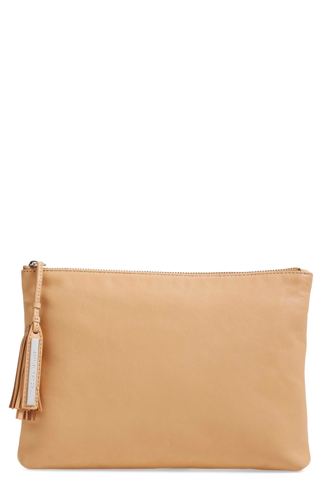 Tassel Pouch, Main, color, NATURAL