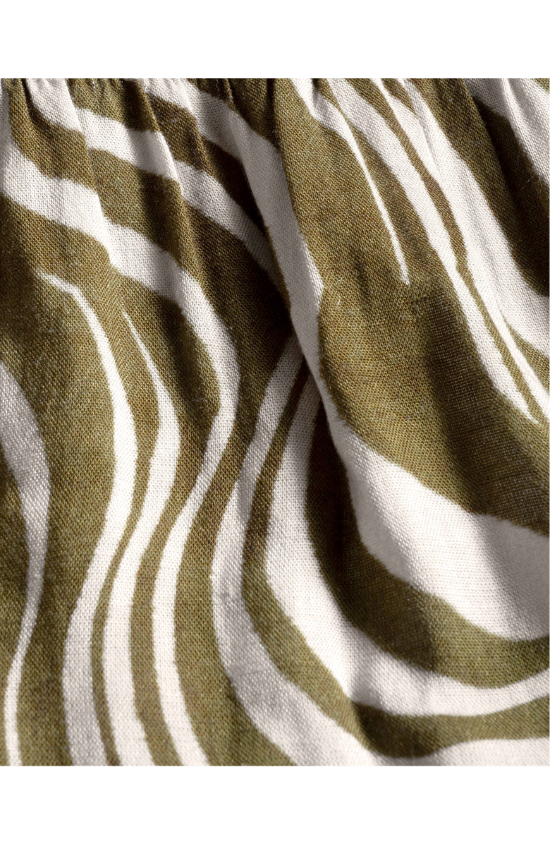 Change of Scenery Audrey Short Drawstring Caftan Cover-Up, Alternate, color, Serengeti