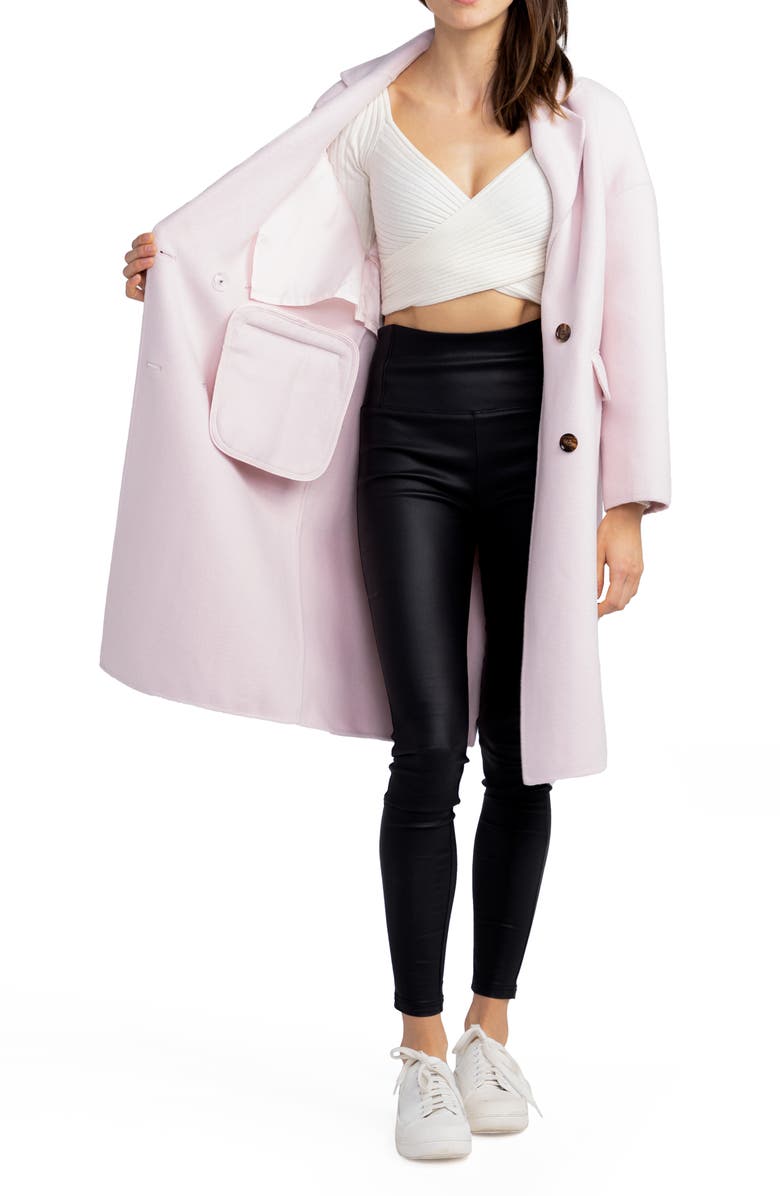 Belle & Bloom Amnesia Oversize Double Breasted Coat, Alternate, color, 