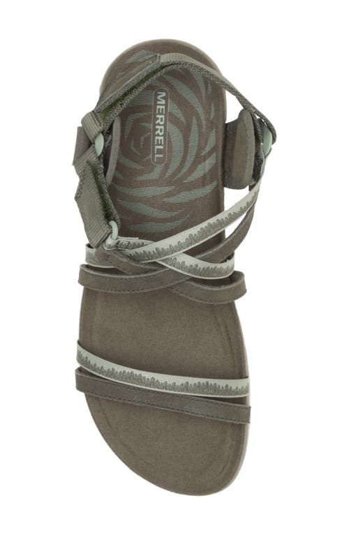 Merrell Terran 3 Cush Strap Sandal In Olive