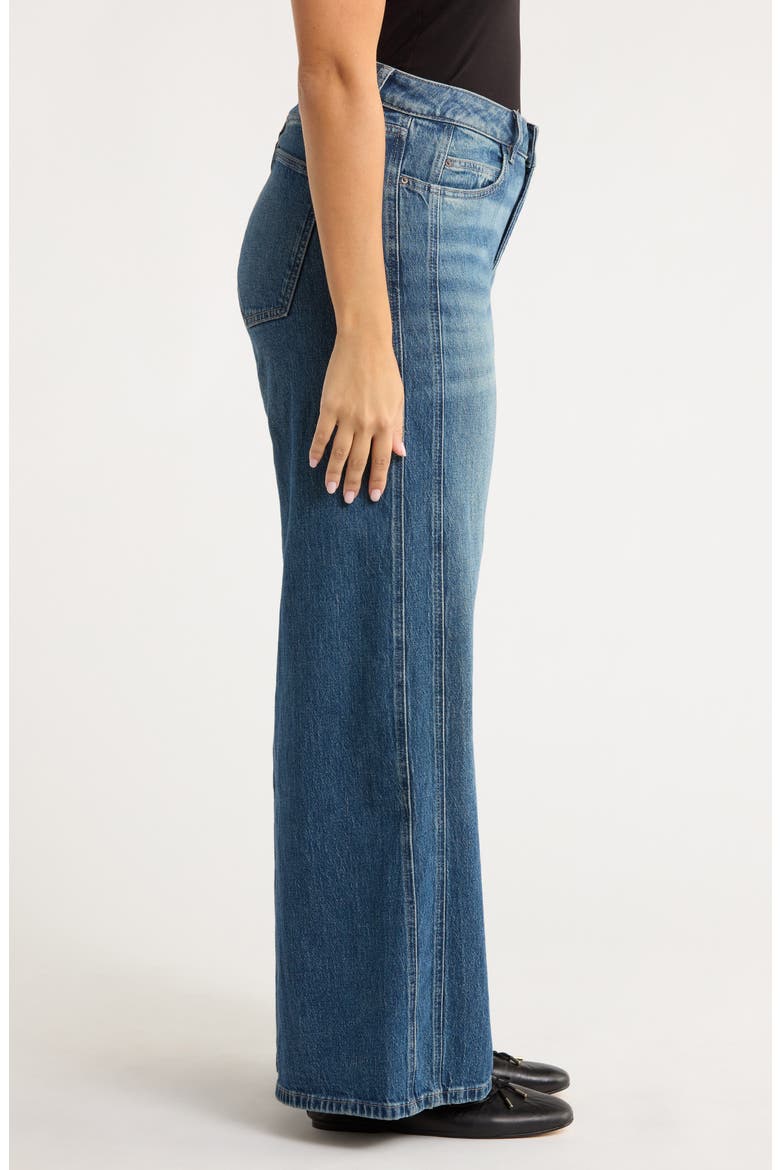NCE High Waist Wide Leg Jeans, Alternate, color, SCENIC ROUTE