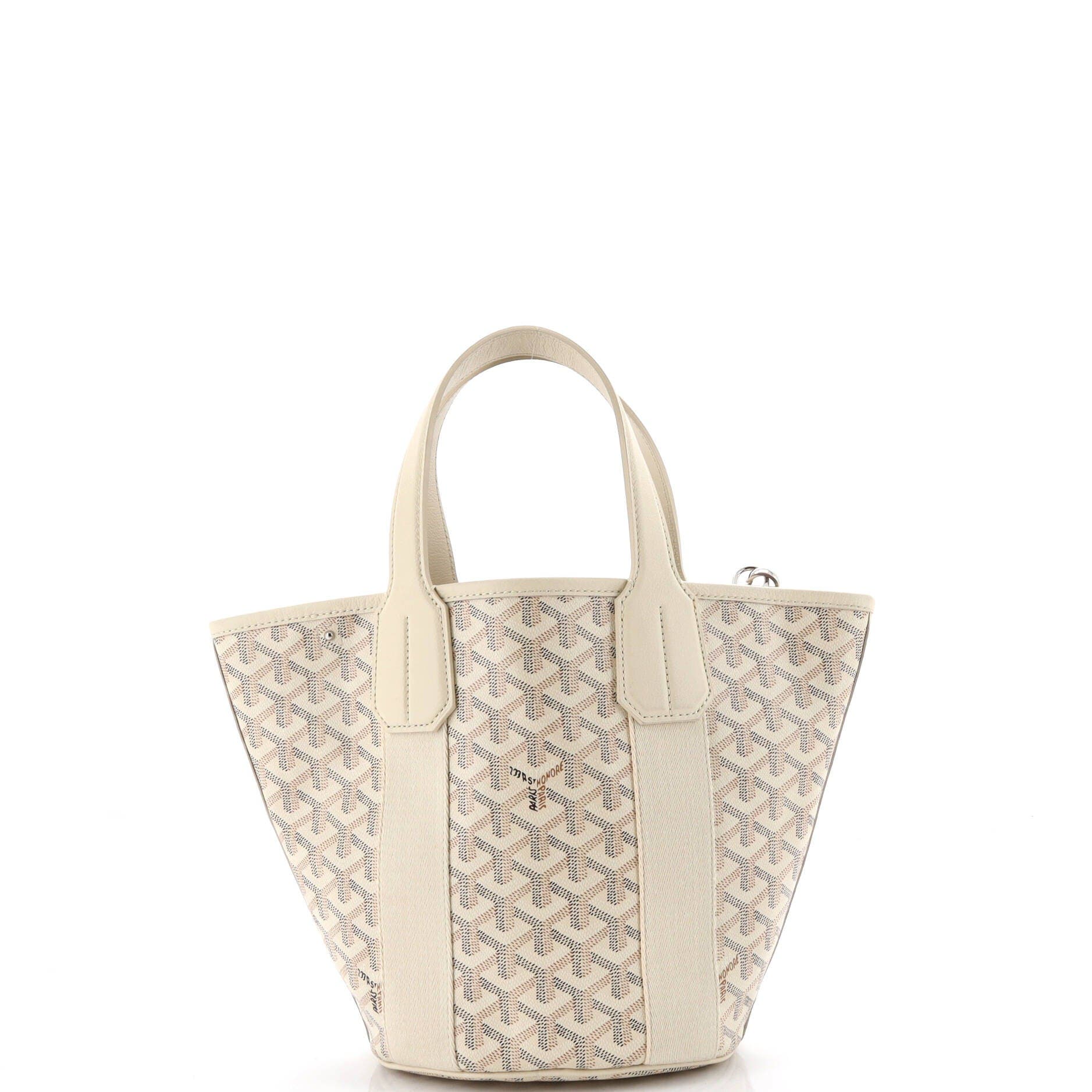 Pre-Owned Goyard Belharra Tote Coated Canvas PM, Alternate, color, Neutral