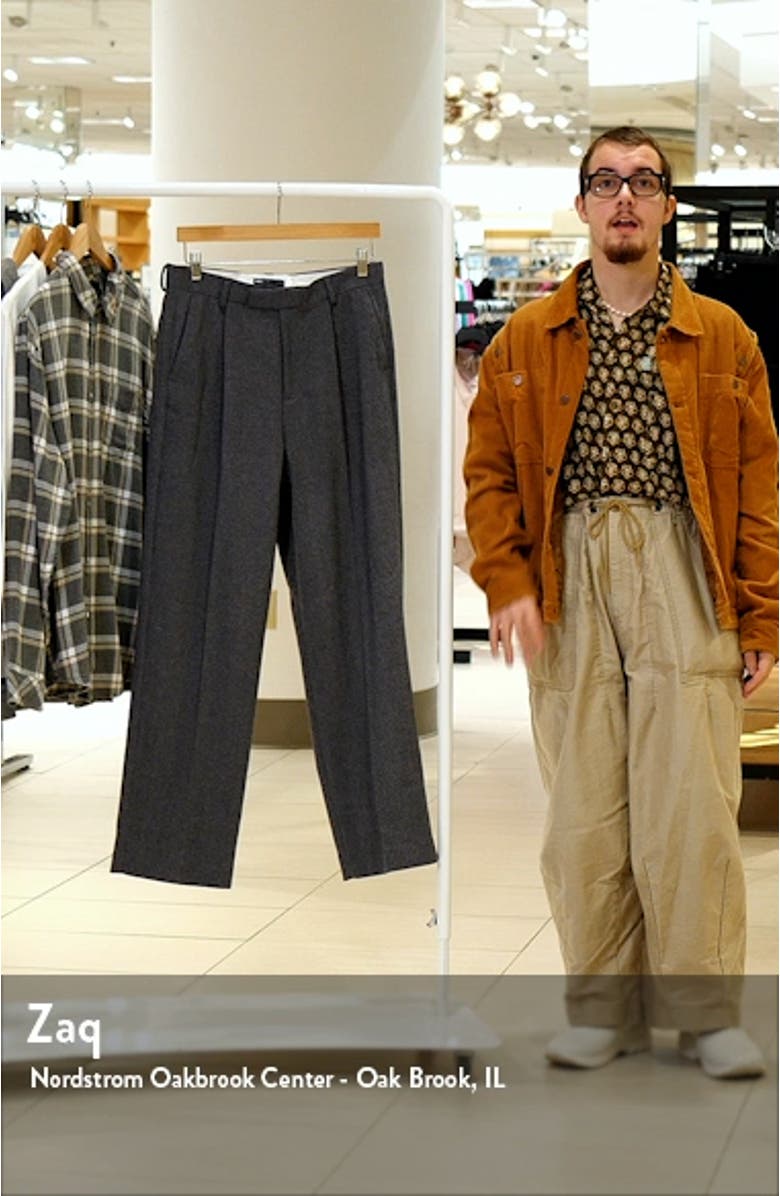 Pleated Wide Leg Trousers, sales video thumbnail