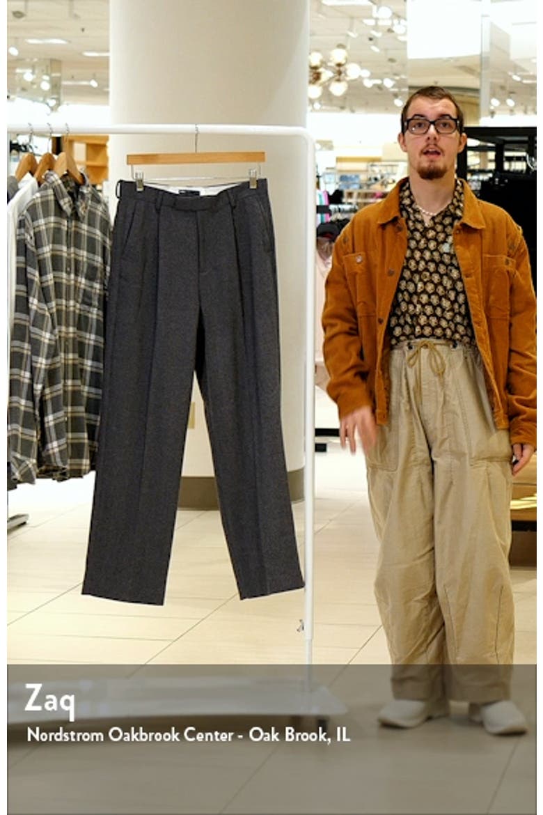 Pleated Wide Leg Trousers video