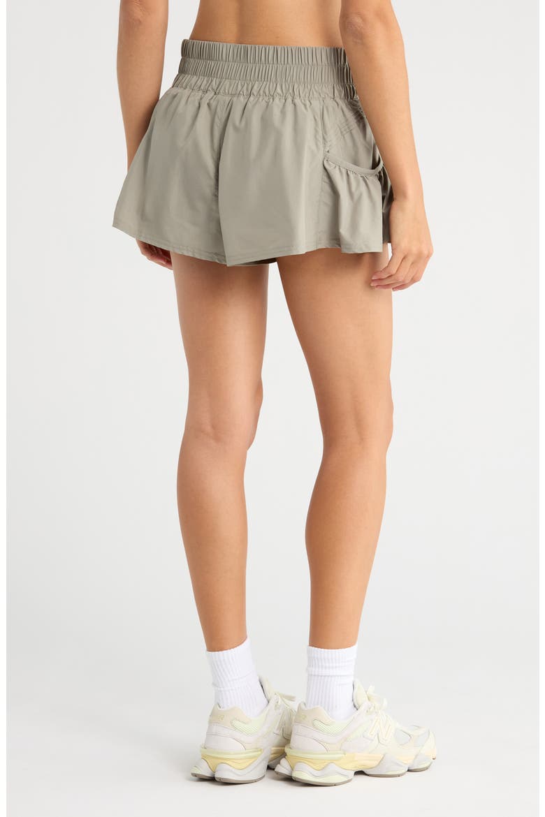 FP Movement Get Your Flirt On Shorts, Alternate, color, SAGE STONE