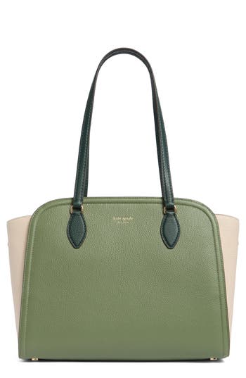 Kate Spade New York Taylor Colorblocked Leather Tote Bag In Multi