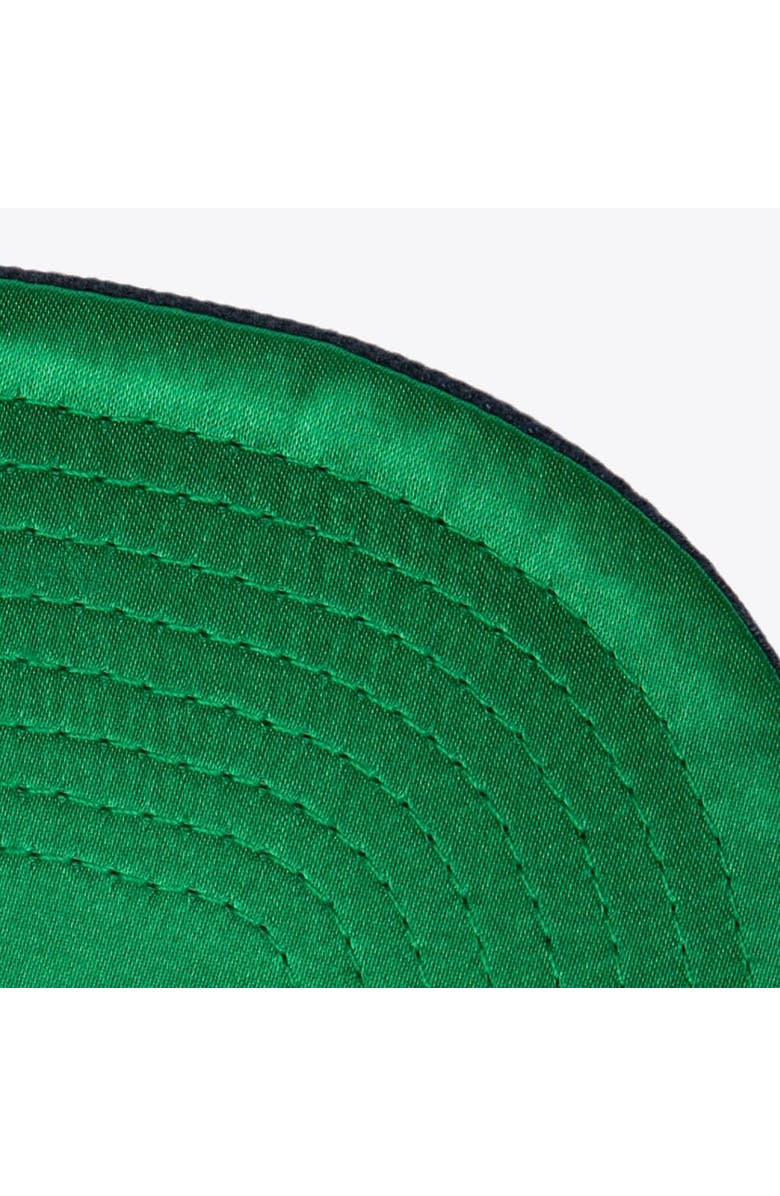 Mitchell & Ness Men's Mitchell & Ness Black Florida Marlins Just Don x MLB Lux Script Snapback Hat, Alternate, color,