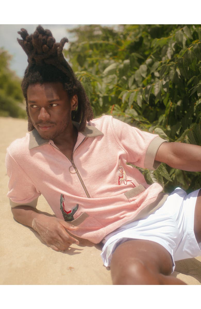 Tombolo 'Flamingo Tartare' Cabana, Alternate, color, Pink