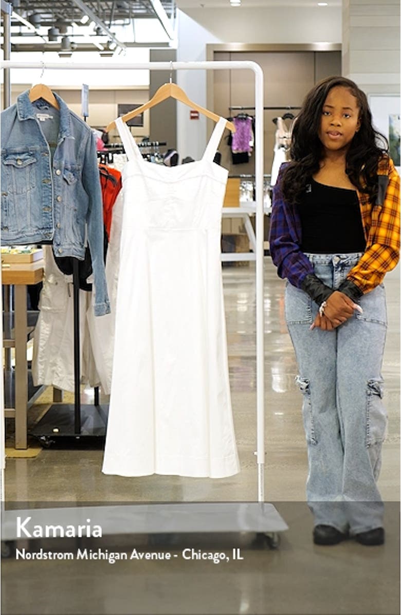 Aila Cotton Blend Midi Sundress, sales video thumbnail