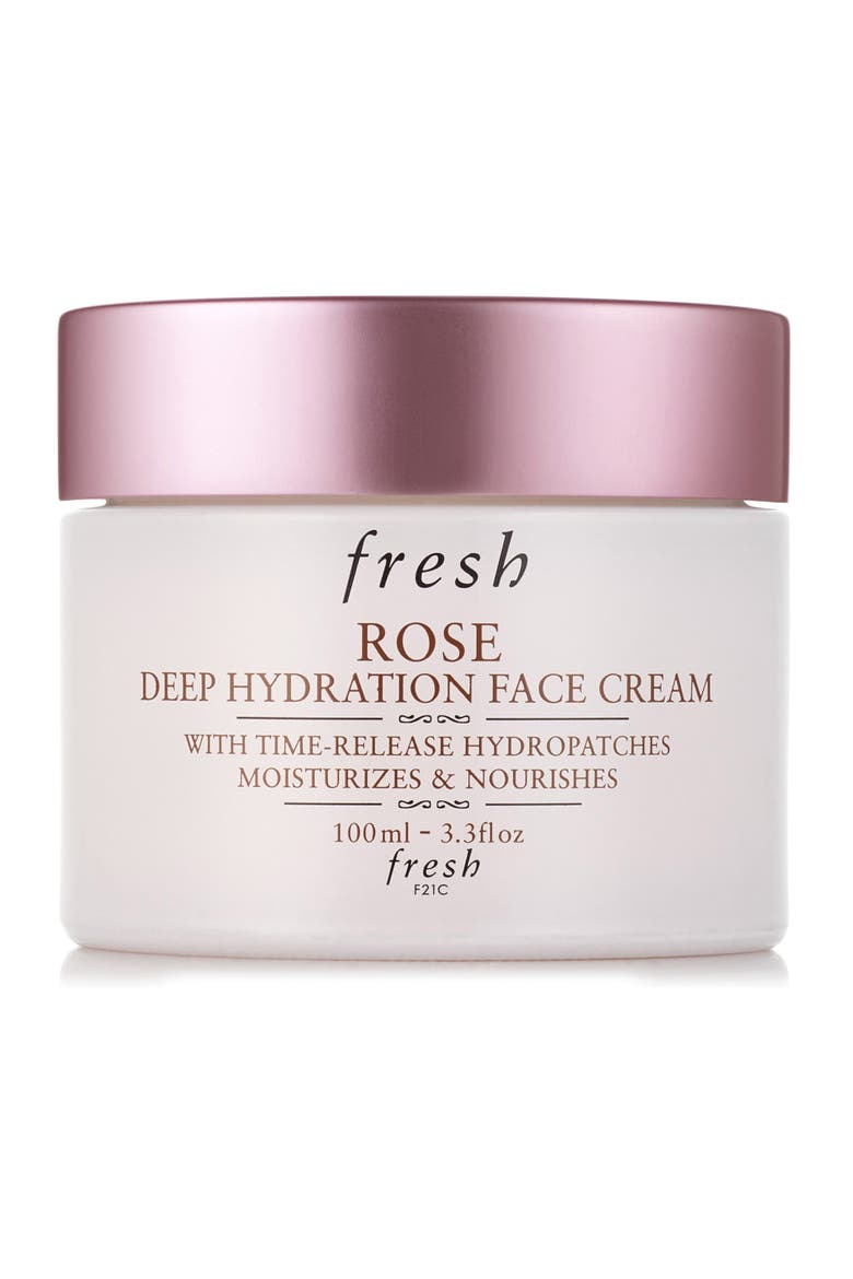 Rose & Hyaluronic Acid Deep Hydration Moisturizer, Main, color, NO COLOR