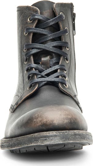 Frye Bowery Lace Up Leather Boot 9 Black