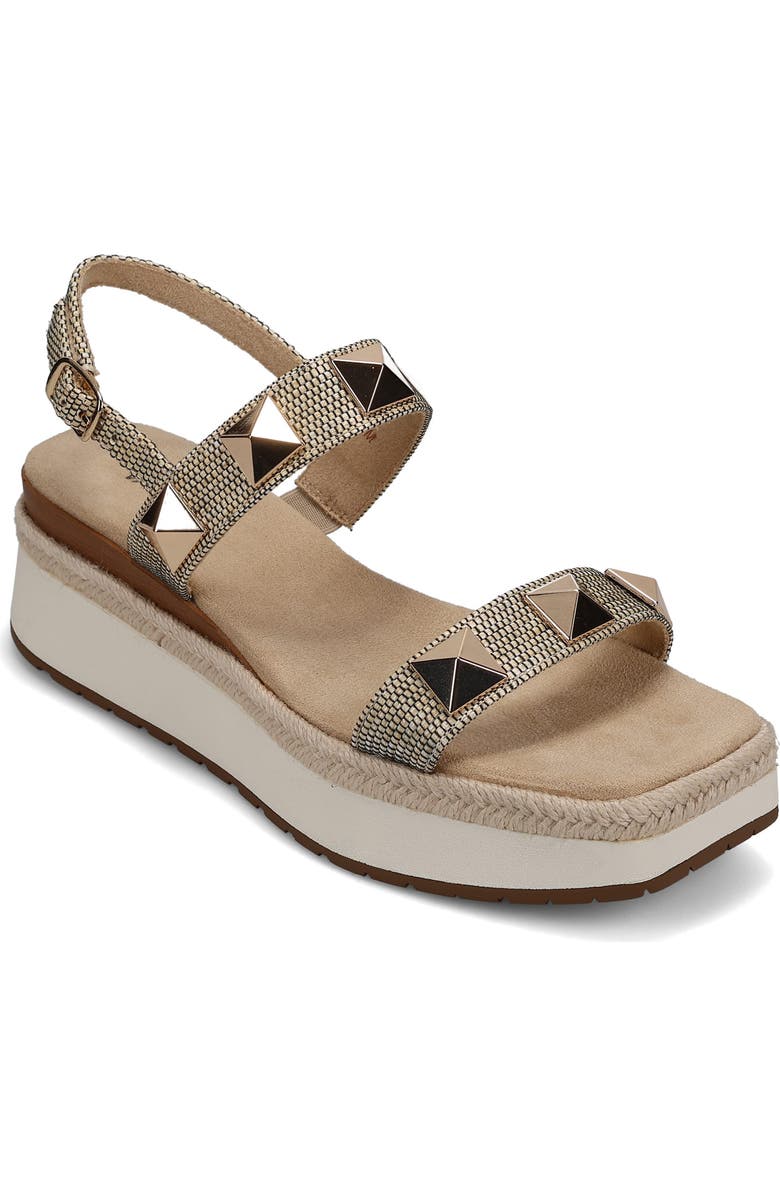 VANELi Elby Slingback Platform Sandal, Main, color, Camel