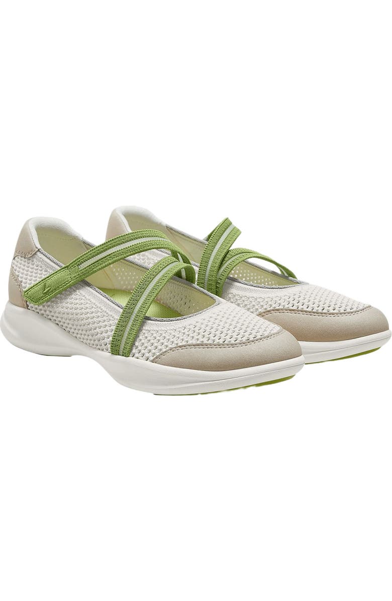 VIVAIA Round-Toe Mesh Mary-Jane Sneaker Flats, Main, color, Spot Natural Willow Green
