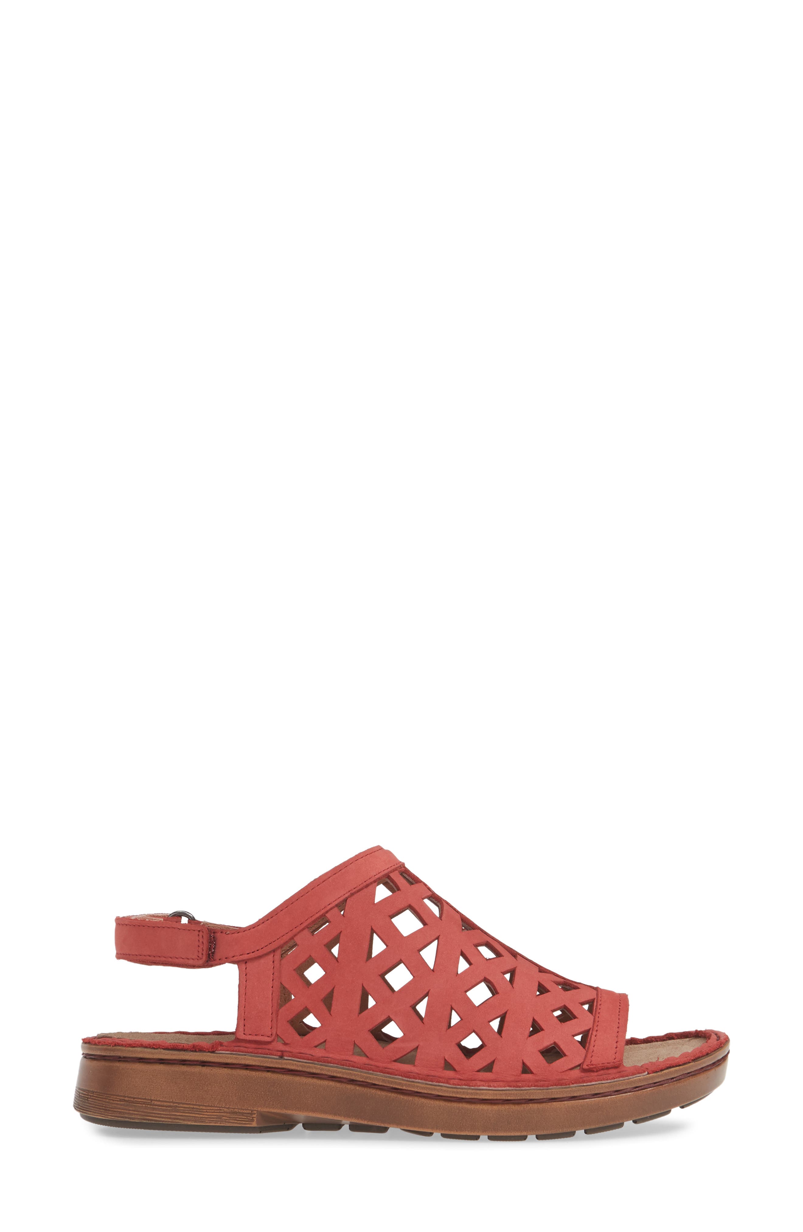 Amadora Slingback Sandal, Alternate, color, BRICK RED