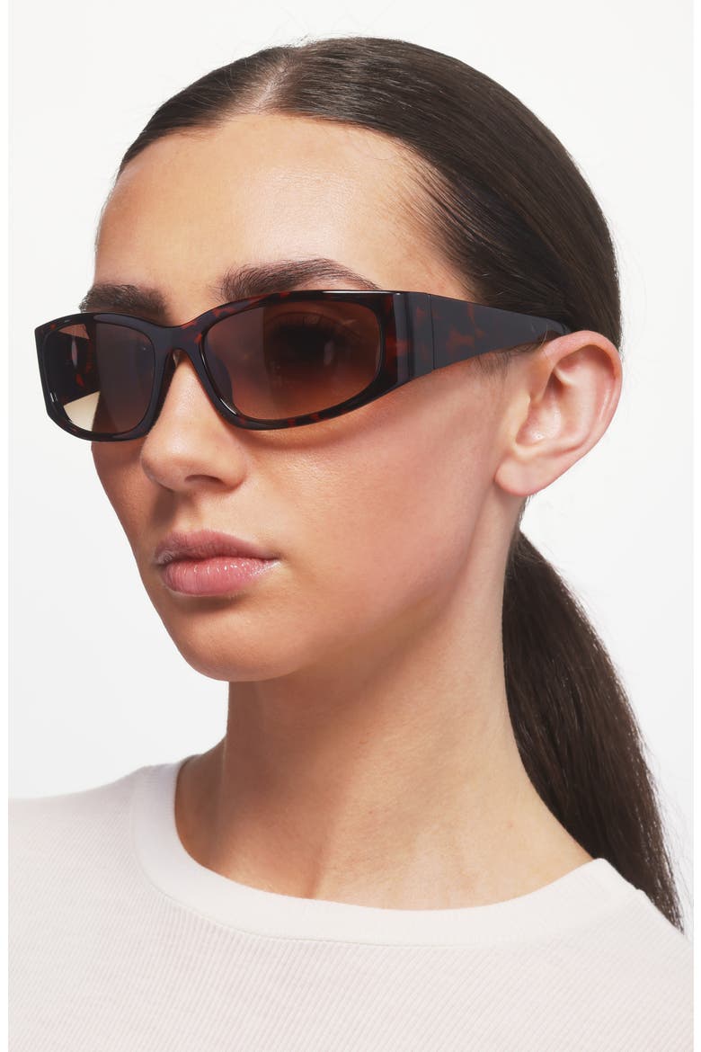 Y2K Wrap Sunglasses, Alternate, color, TORTOISE
