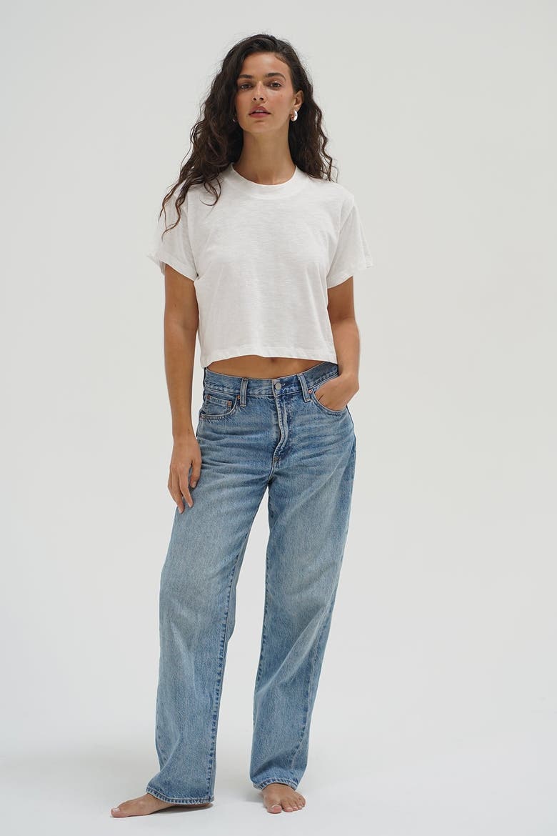 Ava Cotton Tee, Main, color, White