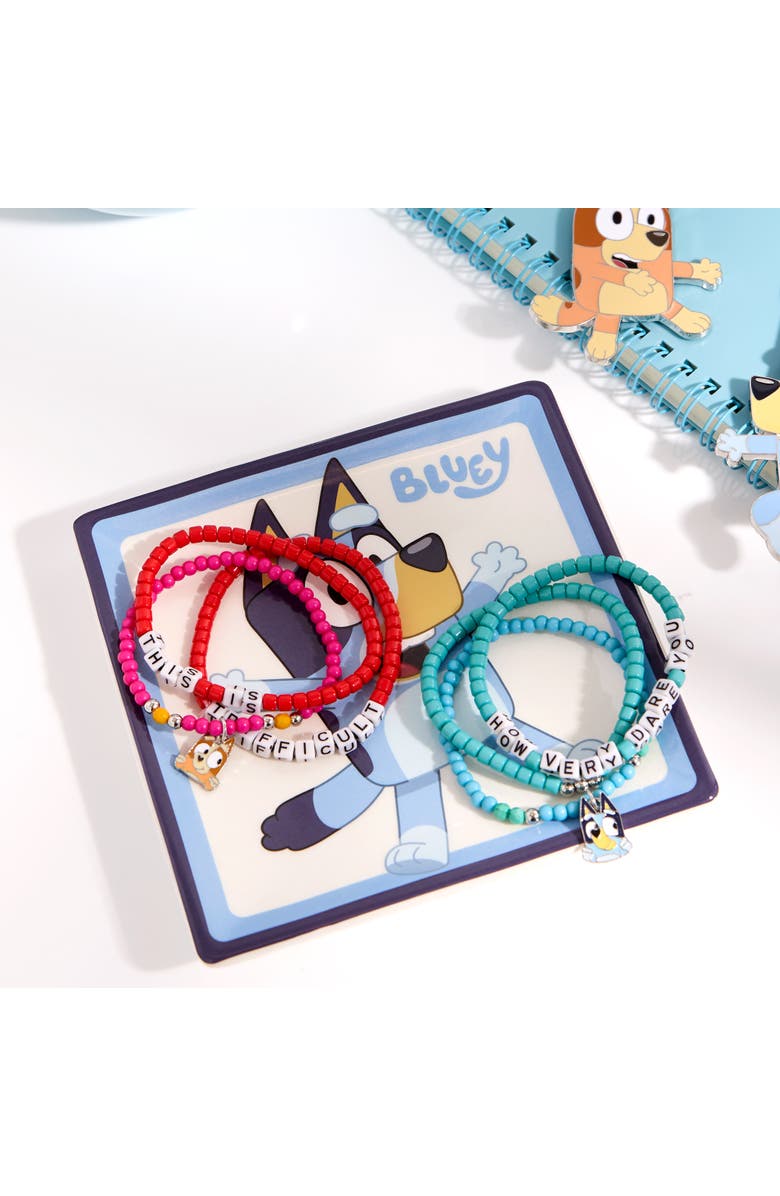 BLUEY Ceramic Trinket Dish Jewelry Holder, Alternate, color, Blue