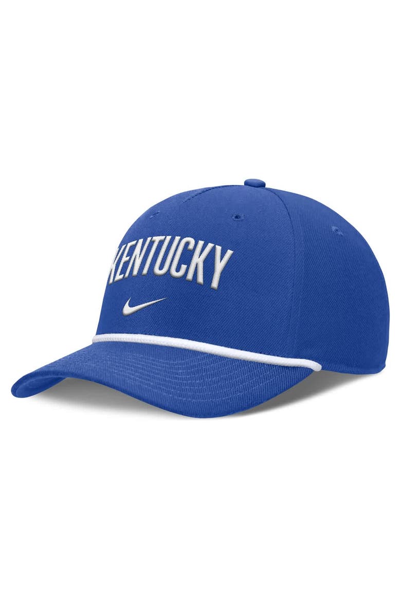Men's Nike Royal Kentucky Wildcats Rise Campus Adjustable Hat, Main, color, Royal