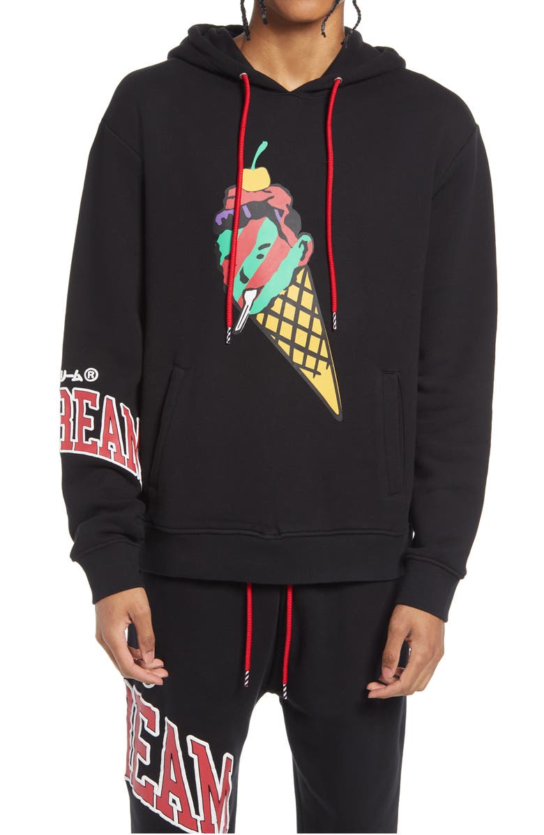 ICECREAM Men's Cone Man Graphic Hoodie, Main, color,