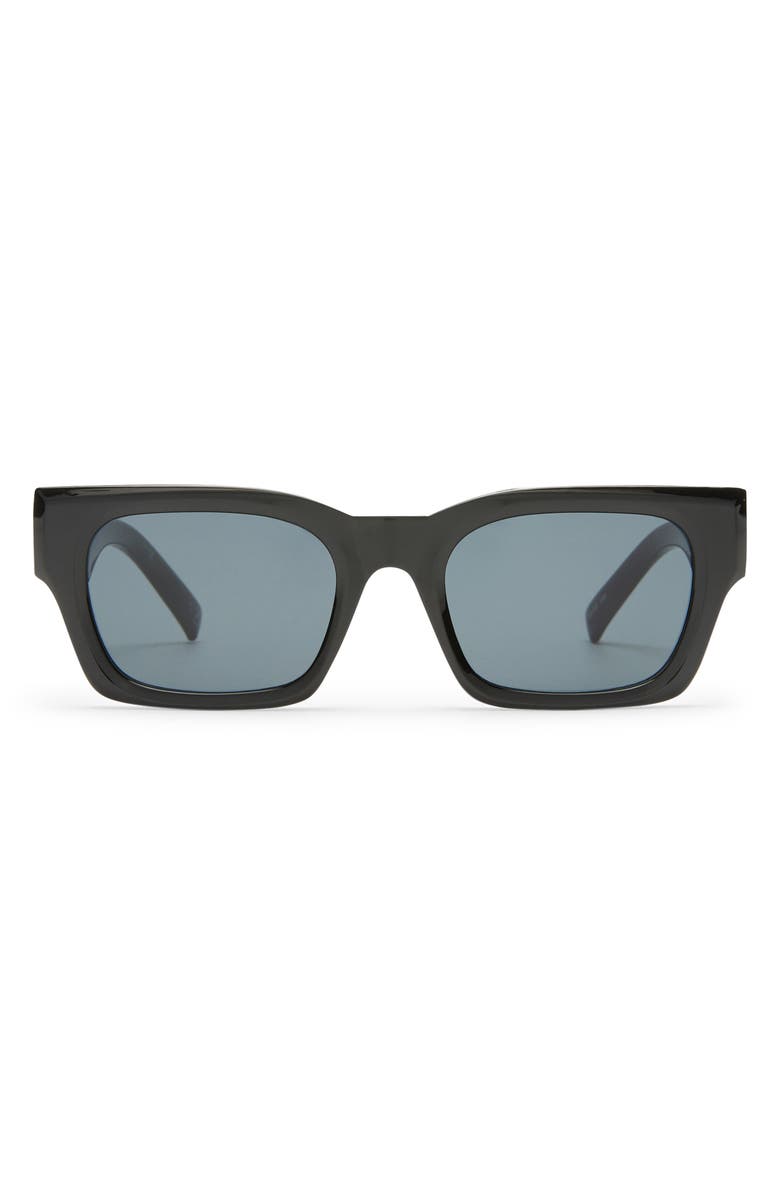 Le Specs Shmood 52mm Rectangular Sunglasses, Main, color, Black