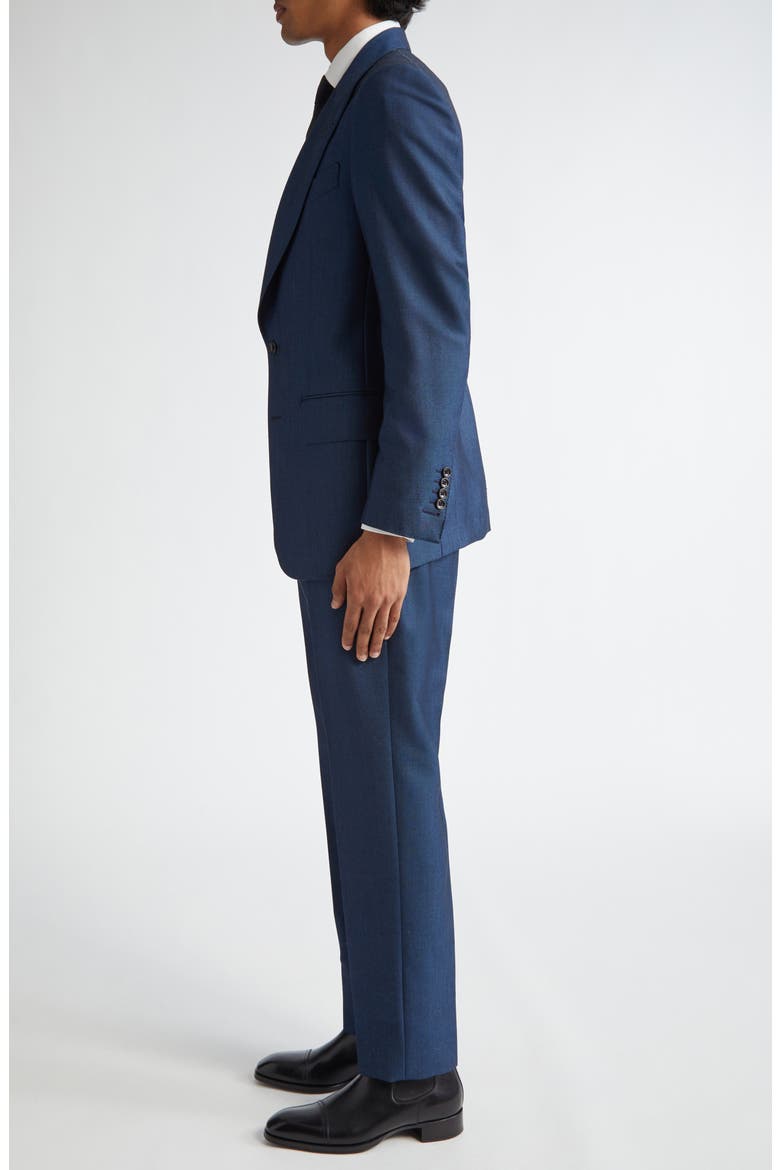 Atticus Wool & Mohair Suit, Alternate, color, AZURE BLUE