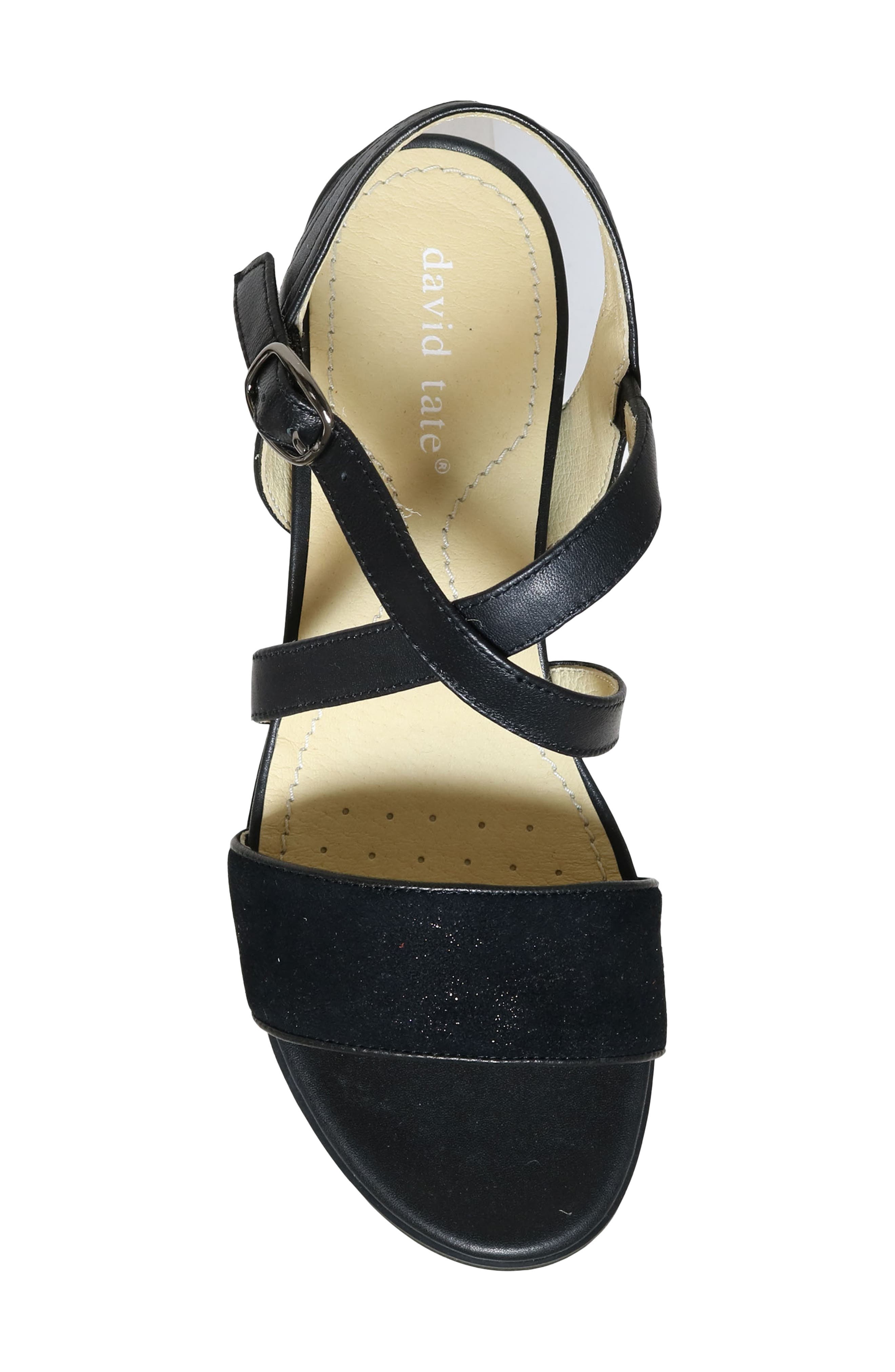 David Tate Kinsley Ankle Strap Wedge Sandal, Alternate, color, 