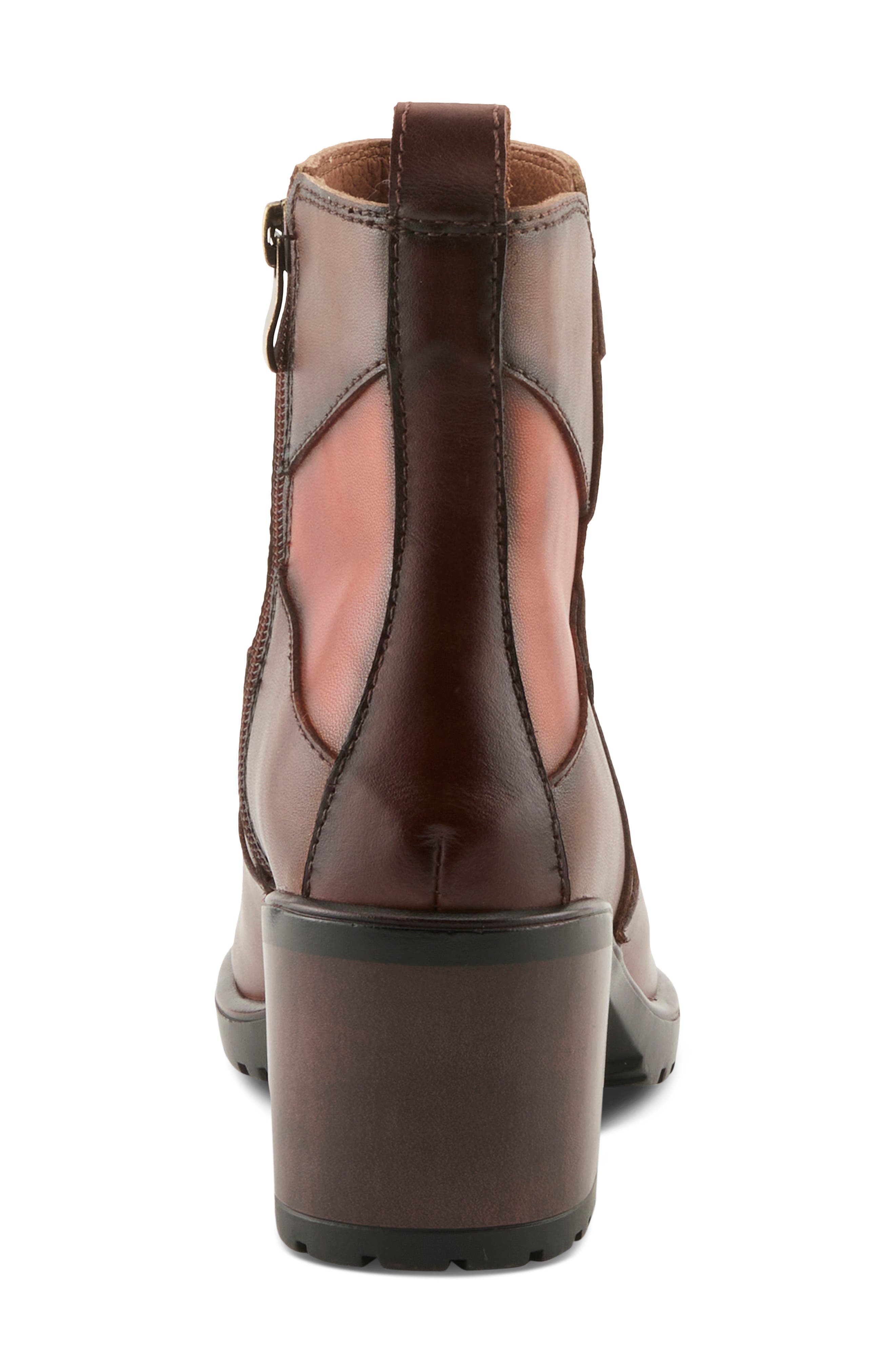 Patchpower Bootie, Alternate, color, DARK BROWN MULTI