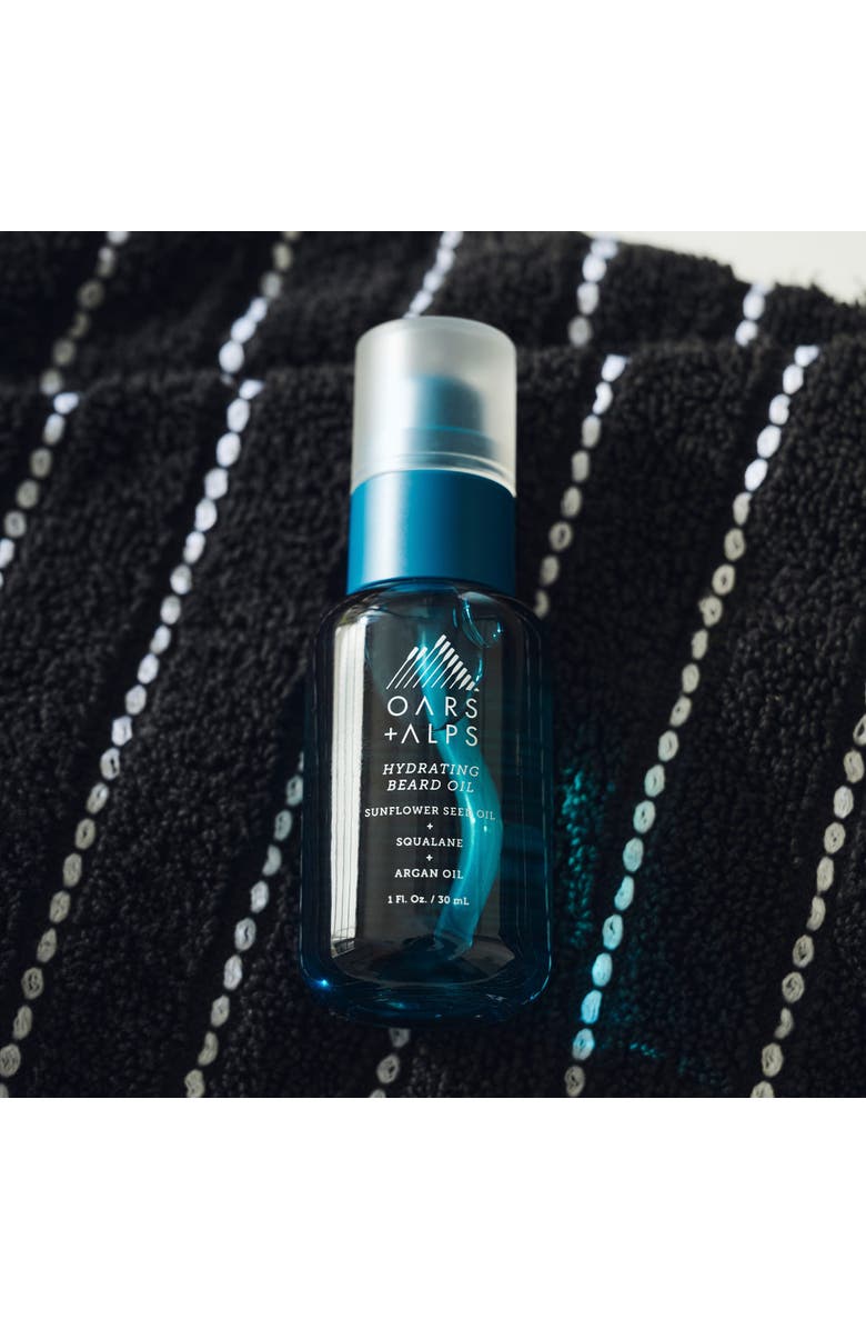 OARS + ALPS Hydrating Beard Oil, Alternate, color, Blue
