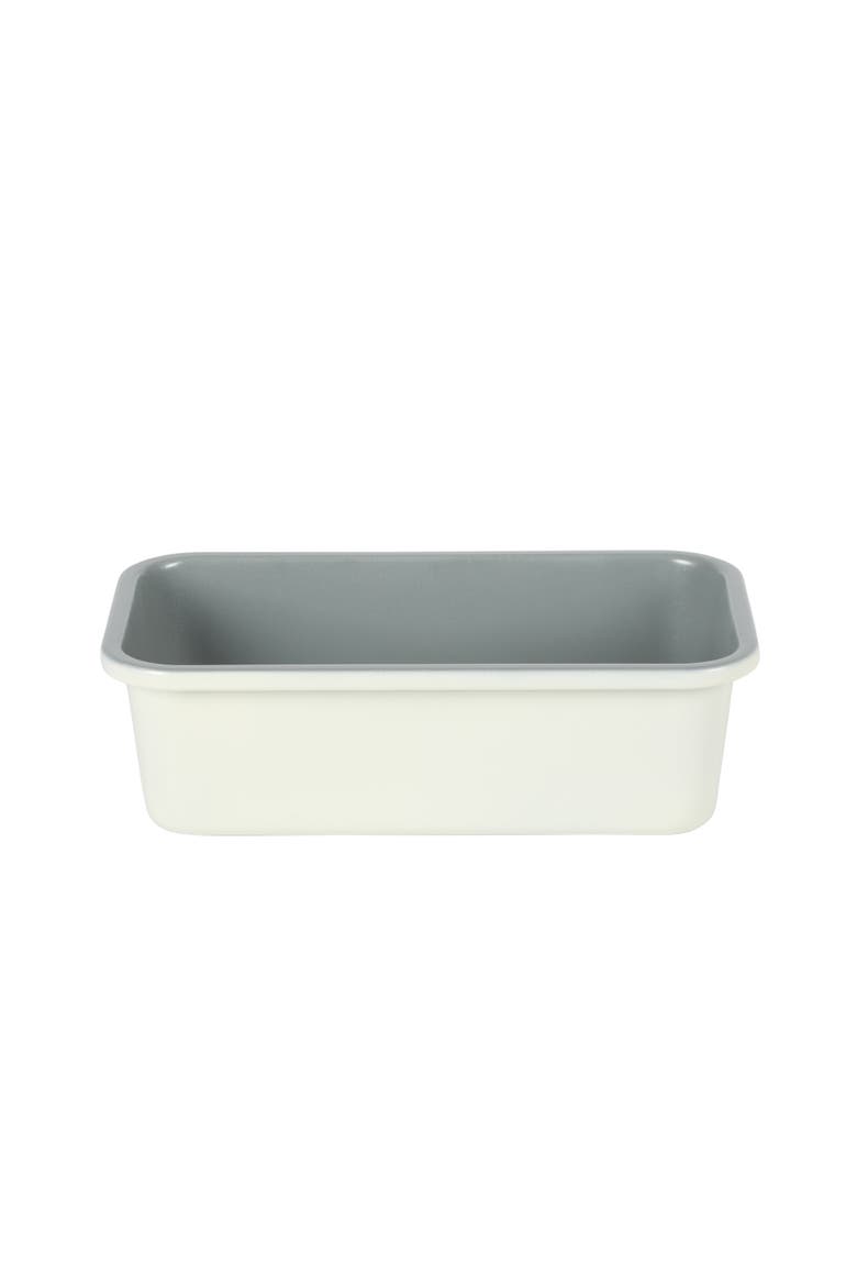 Bake Sale 5-Piece Carbon Steel PFA-Free Ceramic Nonstick Bakeware Set, Alternate, color, Linen White/Grey
