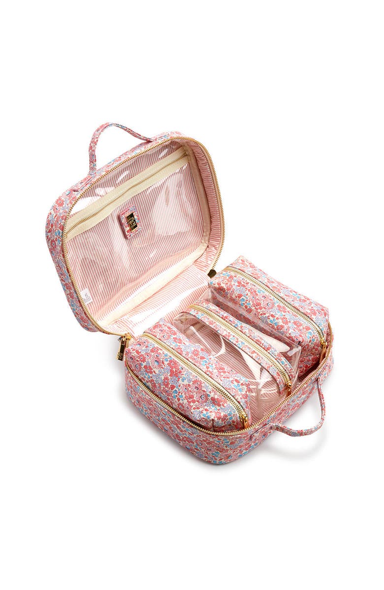 TRVL Design Marseille Makeup Bag, Alternate, color, Pink